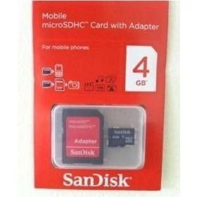 Cartão de memoria 4gb Sandisk